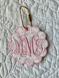 Scalloped Bag Tag