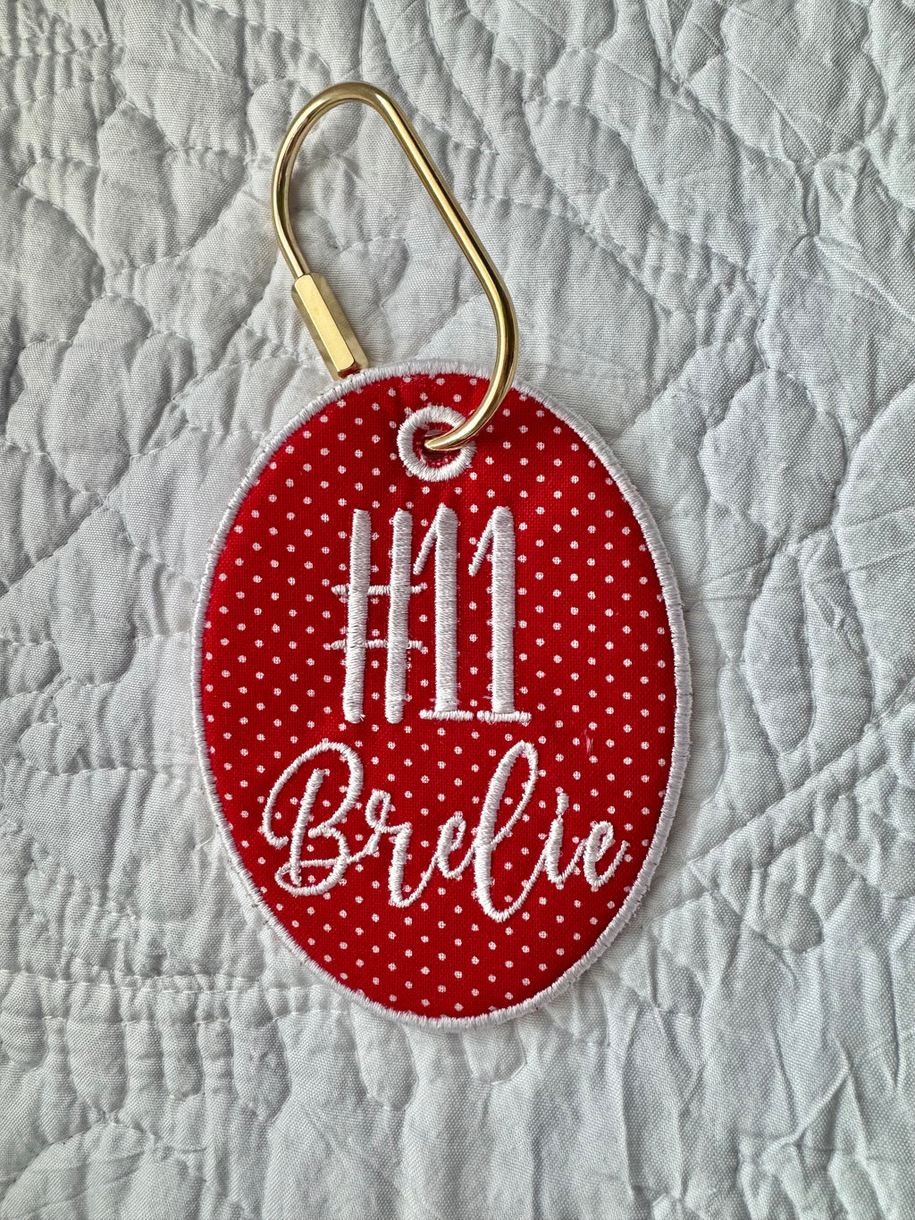 Oval Bag tag