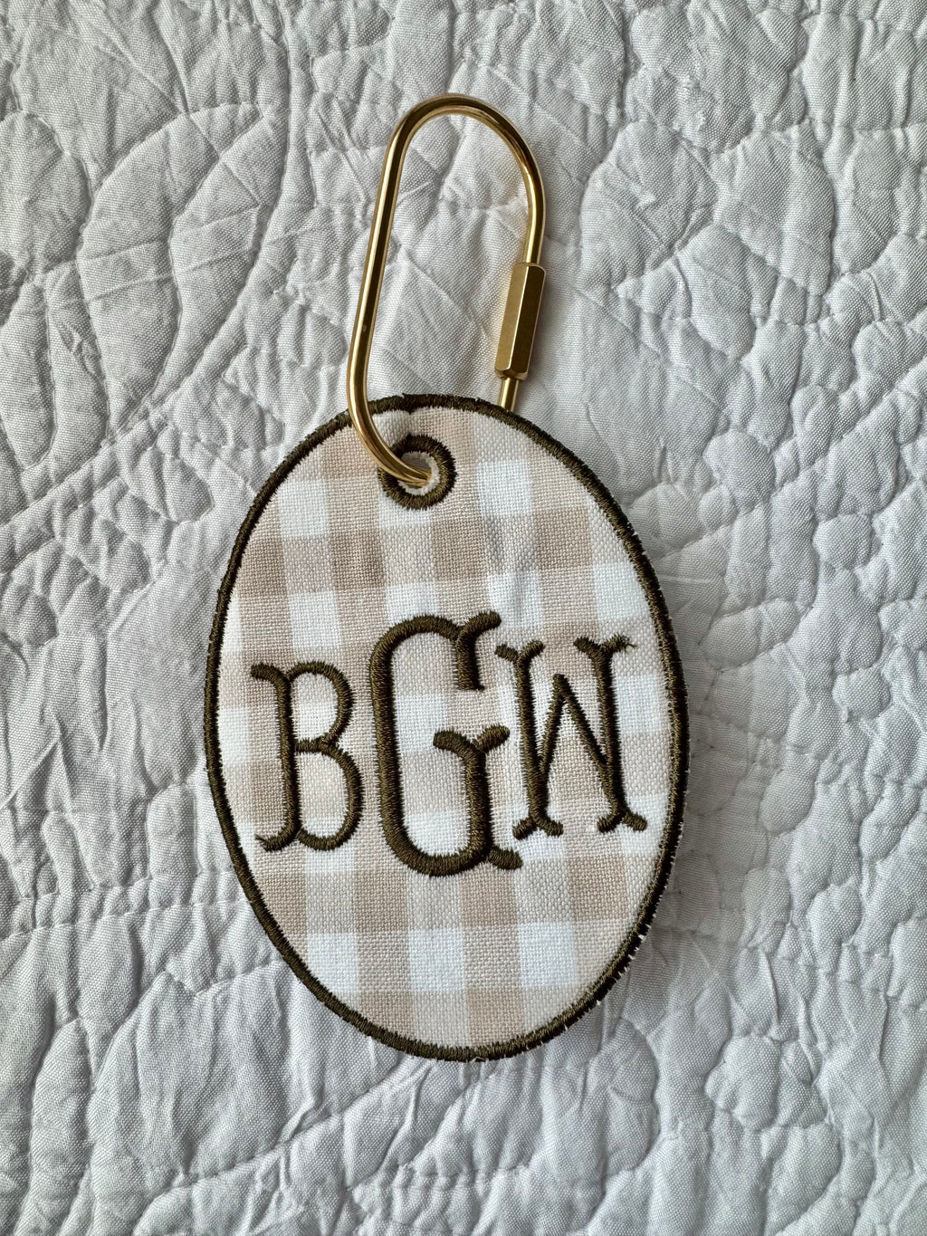 Oval Bag tag