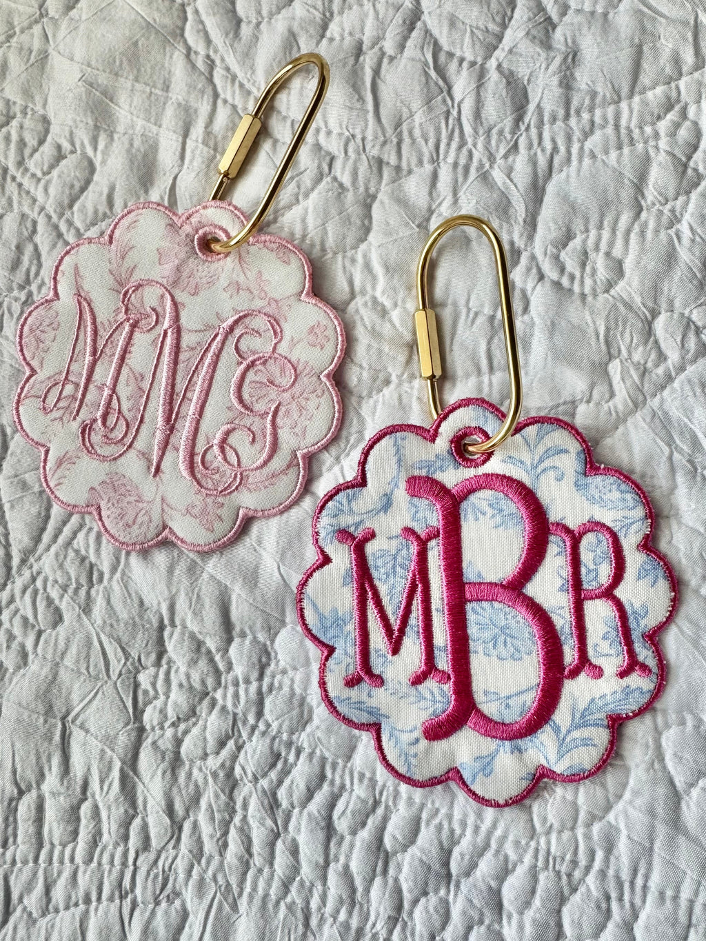 Scalloped Bag Tag