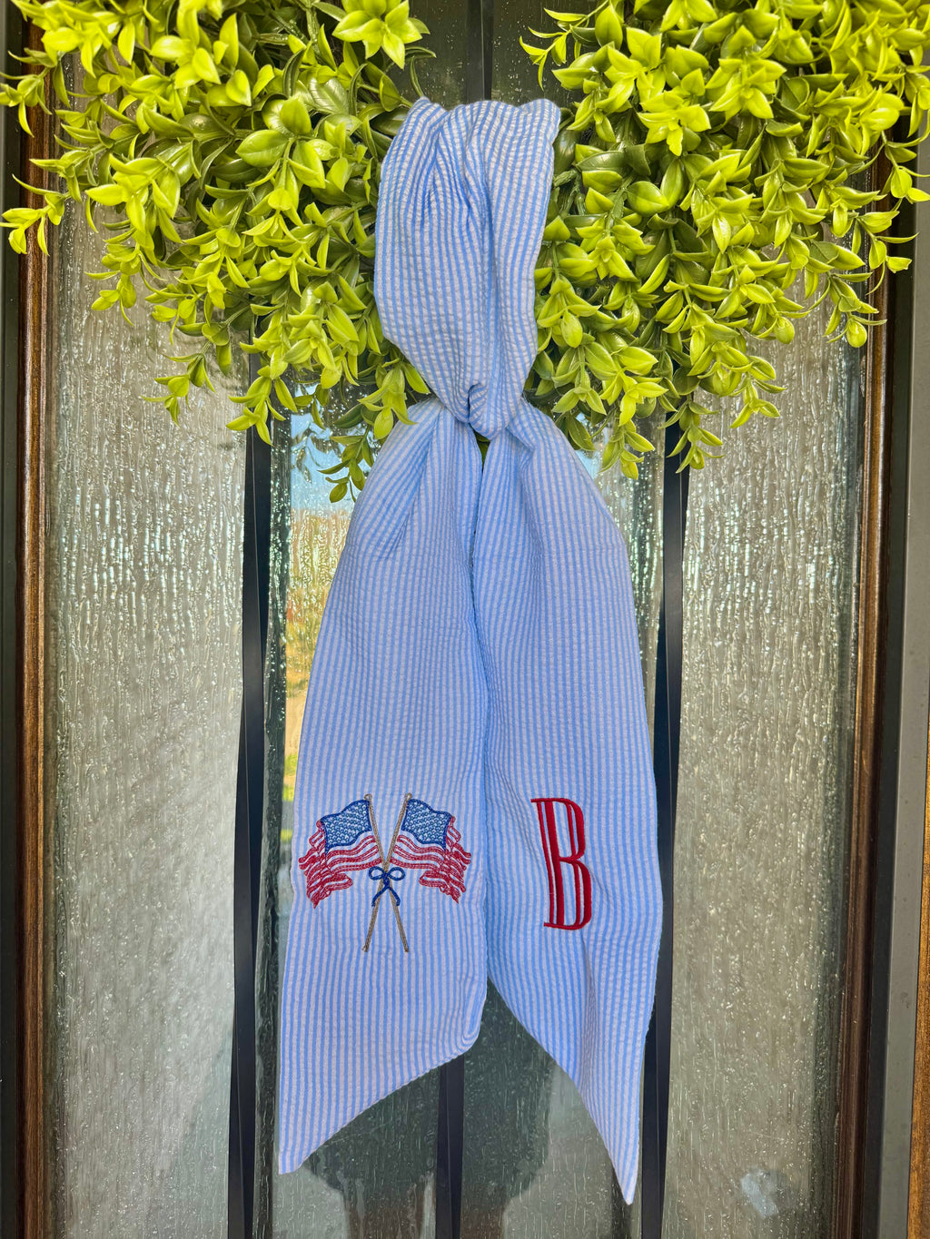 Patriotic Wreath Sash